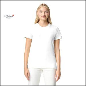 Heavy Cotton T-Shirt 2-Pack, Semi-Fitted Women's Tees for Year-Round Wear